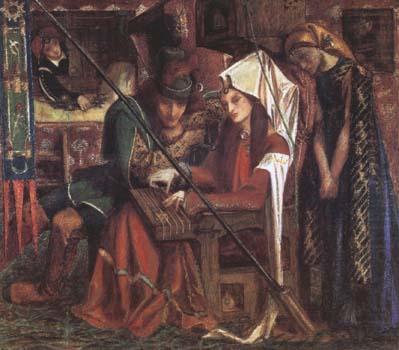 Dante Gabriel Rossetti The Tune of Seven Towers (mk28) china oil painting image